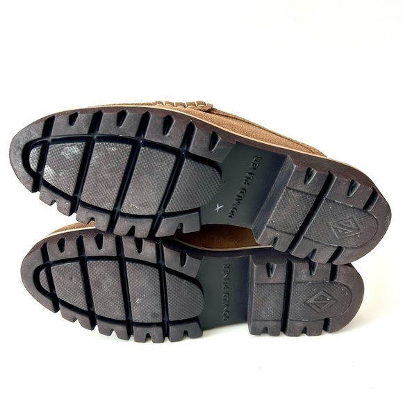 Donald J. Pliner Elta Mule Brown Suede Slide Horse Bit Horsebit Loafer Mule Sz 7 - Picture 9 of 11